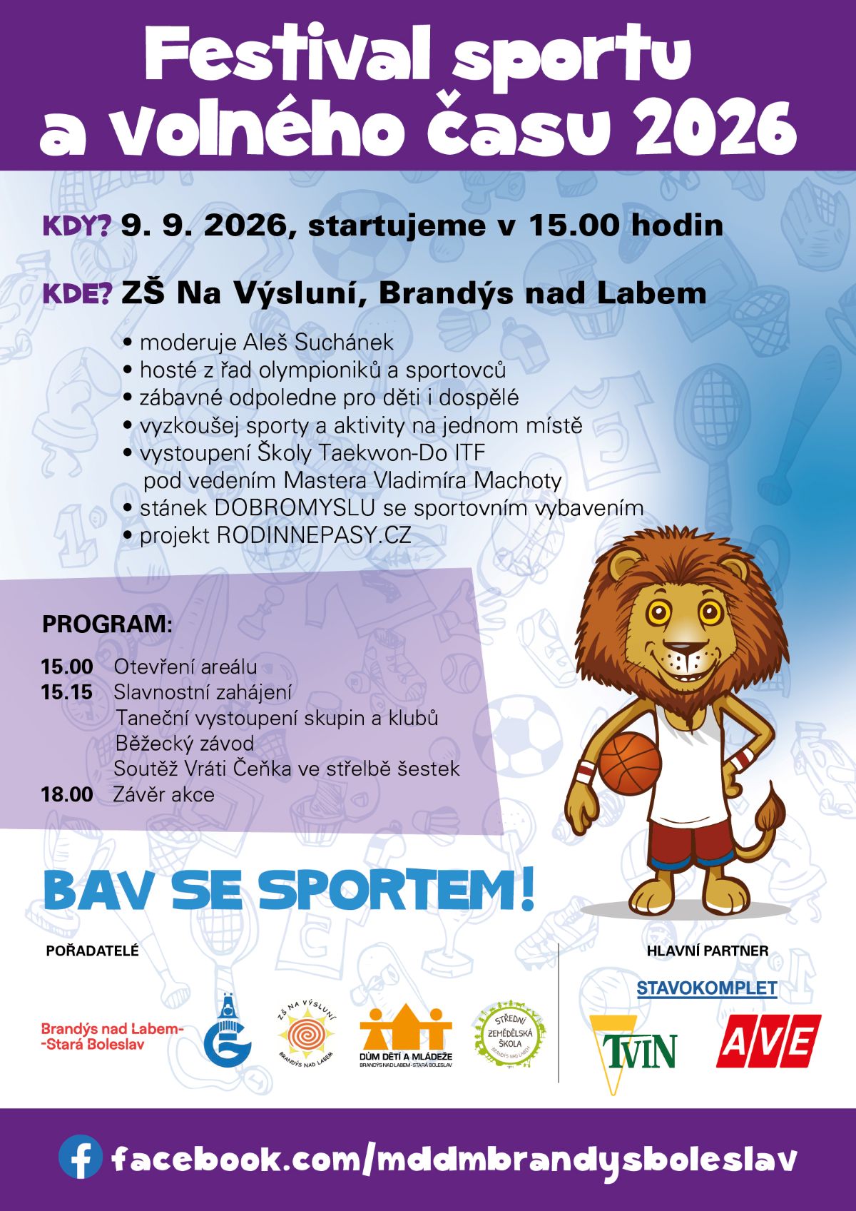 Festival sportu a volného času 2026